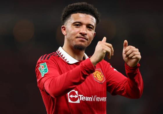 Jadon Sancho vents frustration on social media after being dropped by Manchester United