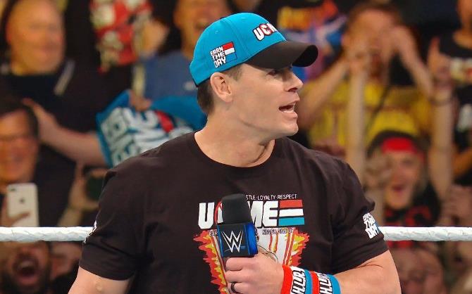 John Cena makes a surprise appearance on SmackDown and challenges Roman Reigns
