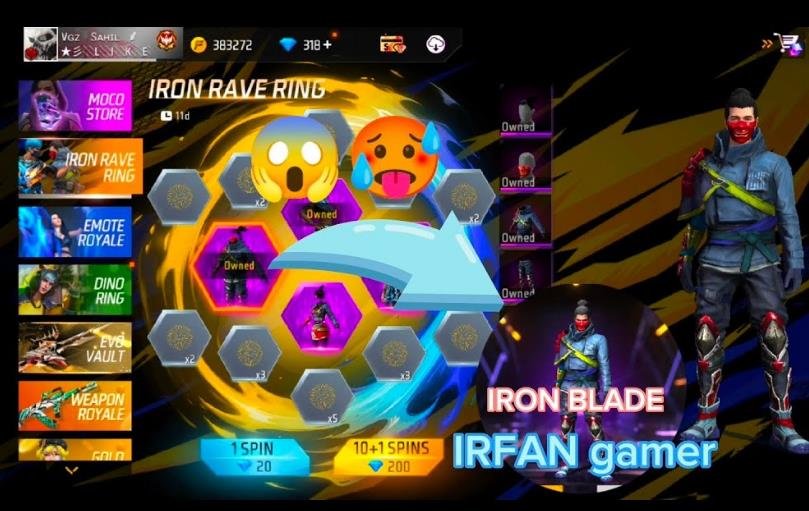 How to get the Iron Blade bundle in Garena Free Fire MAX