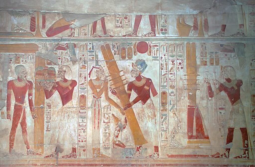 Celestial Majesty: Nut’s Embrace in the Egyptian Sky