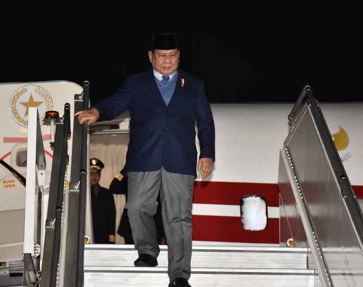 Indonesian president Prabowo Subianto