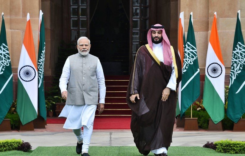 Prime Minister Modi and Crown Prince Mohammed bin Salman