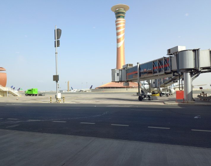Saudi Arabian airport ground