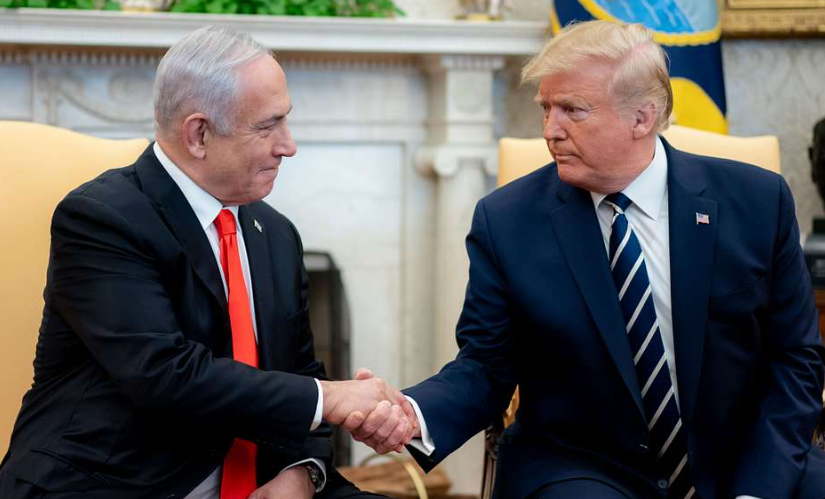 Trump Netanyahu White House meeting