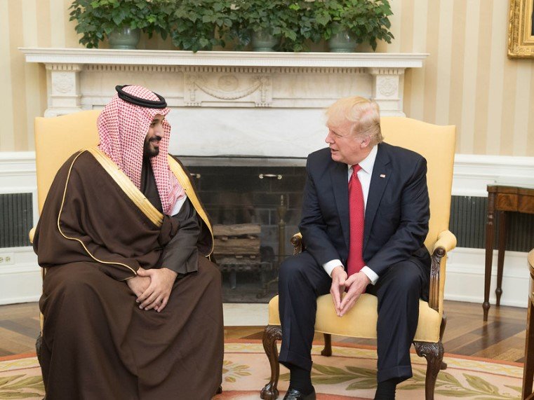 Trump and Saudi Crown Prince Mohammed