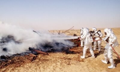 Egyptian Air Force Training Jet Crashes During Exercise, Crew Lost