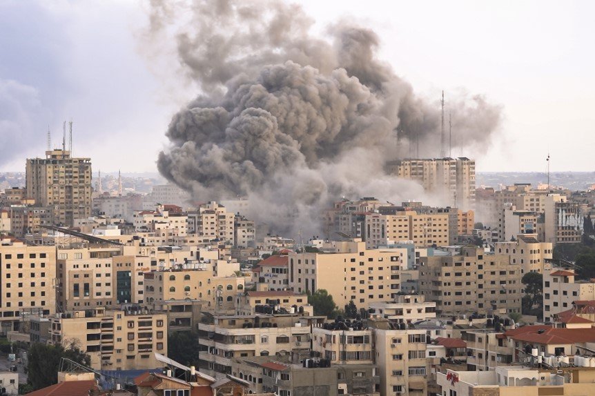 Israeli airstrike in Gaza Strip