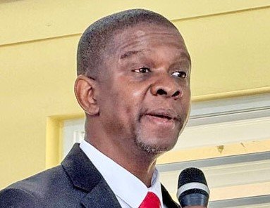 Khaled El Enany with Grenada Prime Minister