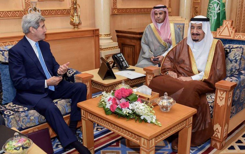 King Salman meeting foreign dignitaries