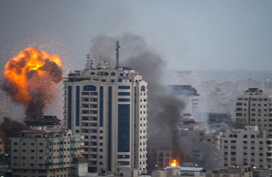 gaza city airstrikes