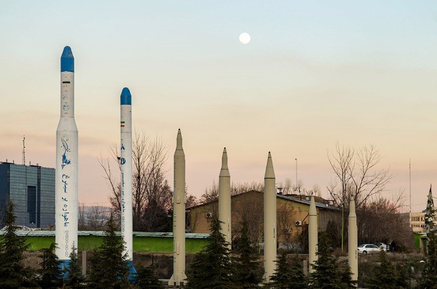 iran missile debris west bank