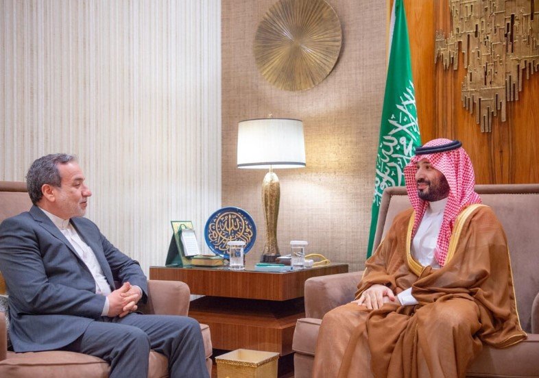 Abbas Araghchi meeting Mohammed bin Salman