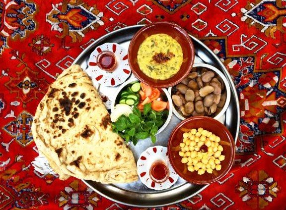 Arabic breakfast in Riyadh