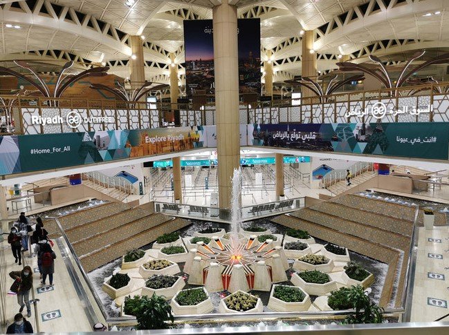 King Khalid International Airport.