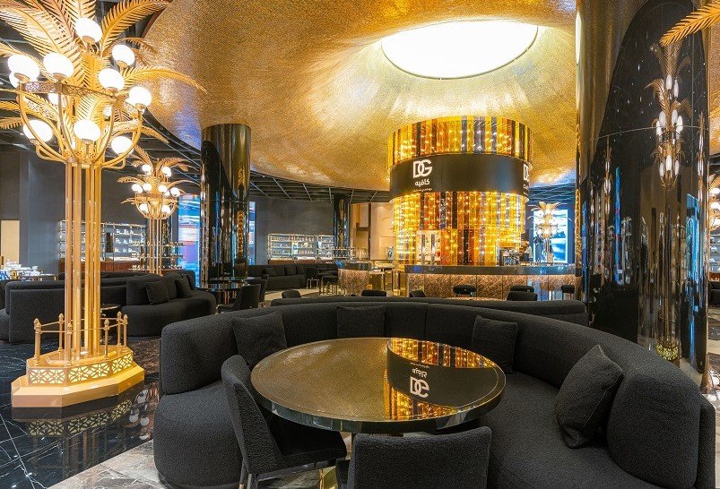 Saudi luxury fine dining restaurant interior Riyadh