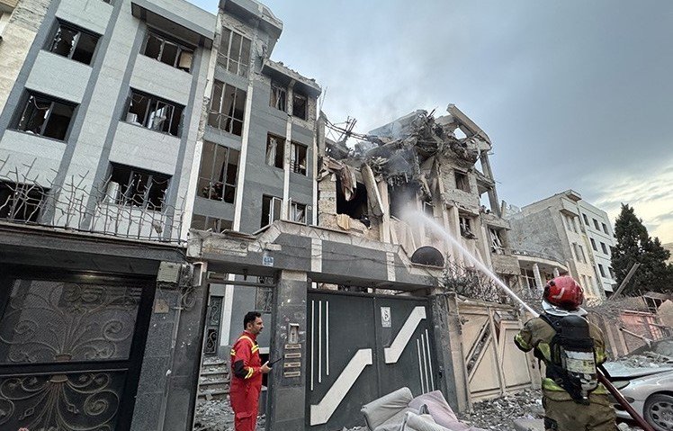 Tehran Israeli airstrike damage