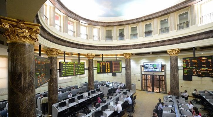 egyptian stock exchange trading floor cairo