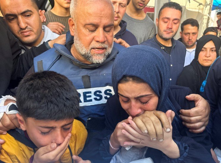 Al Jazeera journalist funeral in Gaza