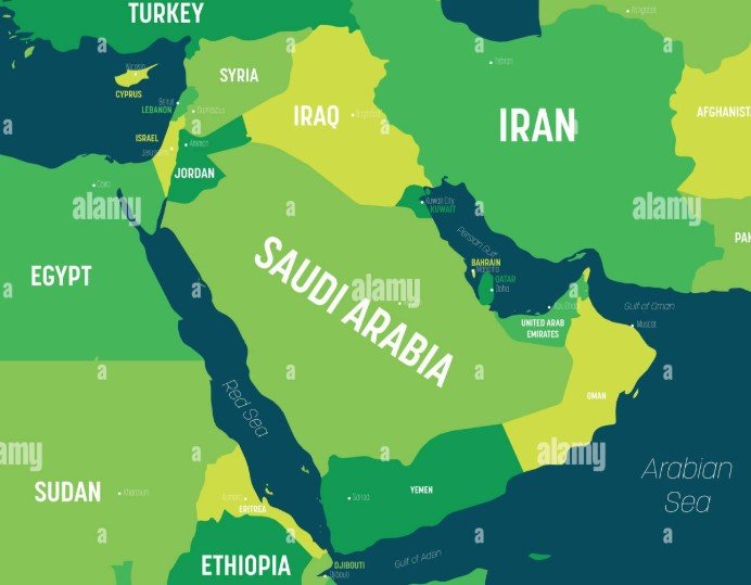 Middle East map