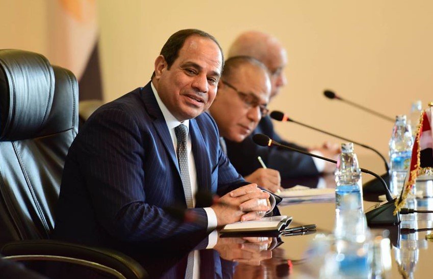 Museveni meeting Egyptian