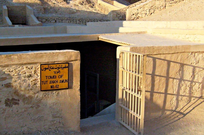 egypt archaeology pink granite false door tomb