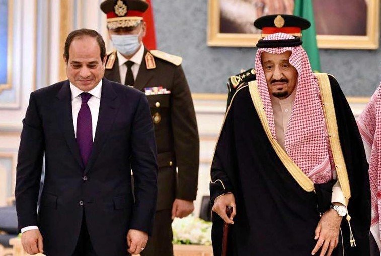 Abdel Fattah al-Sisi and Salman bin Hamad