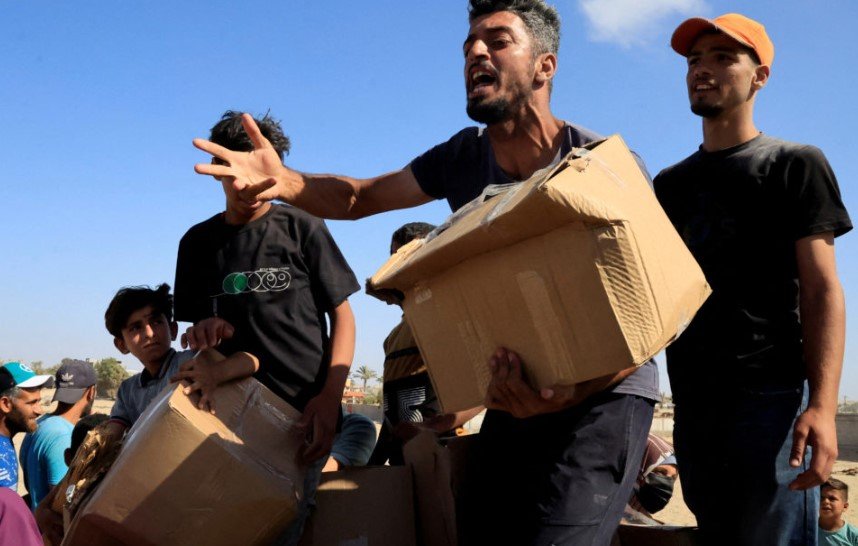 Gaza aid distribution