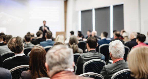 conference hall meeting