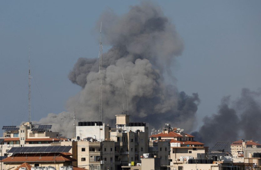 gaza city bombardment