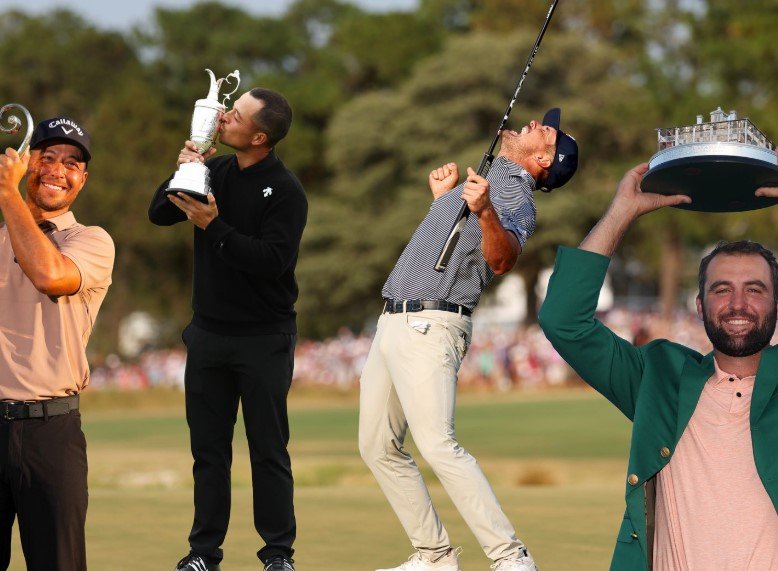 golfers competing in tournament