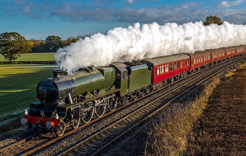 historic railway train