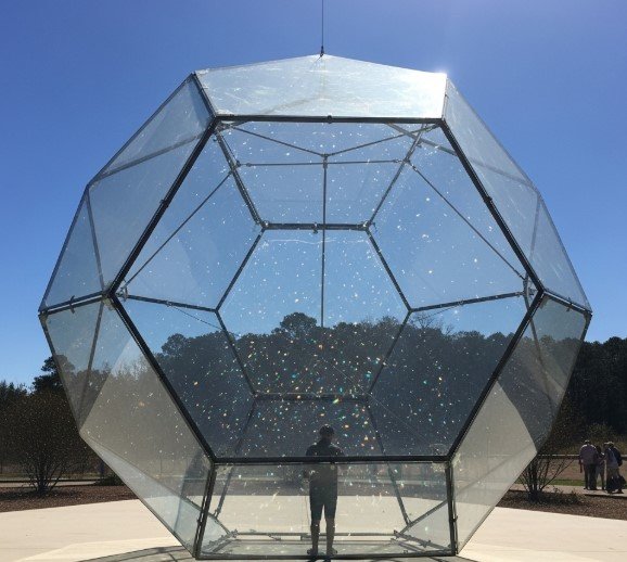 photonic origami glass structure