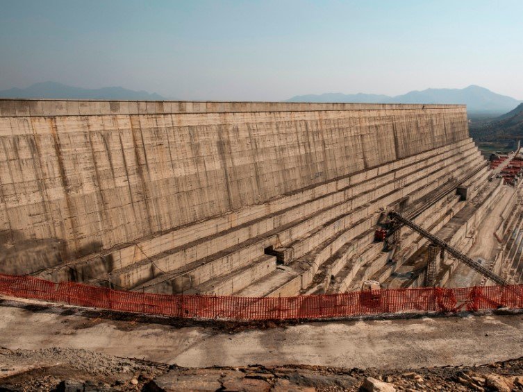 Nile River dam