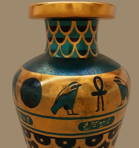 ancient egyptian vase