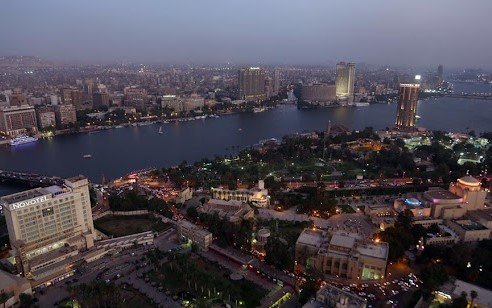 cairo stock market skyline