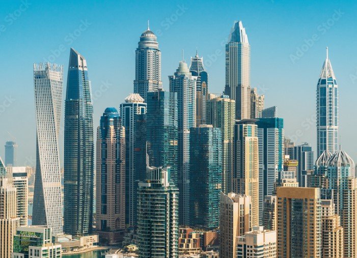city skyline dubai