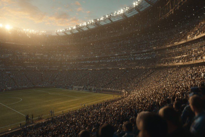 football stadium crowd