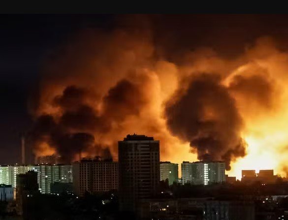missile strike explosion