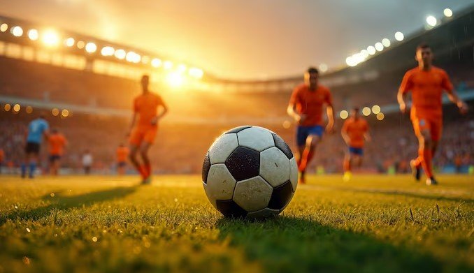 soccer match celebration