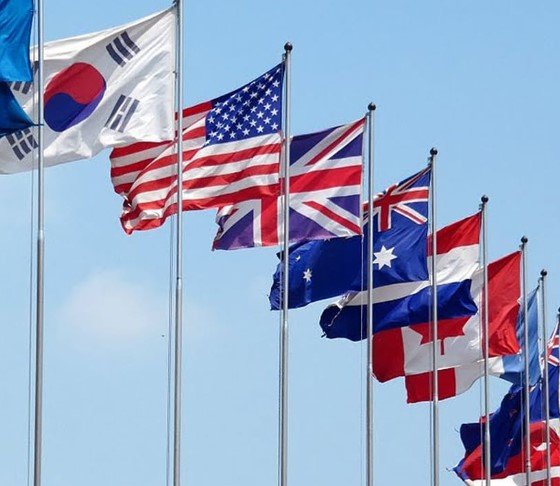 world expo flag ceremony