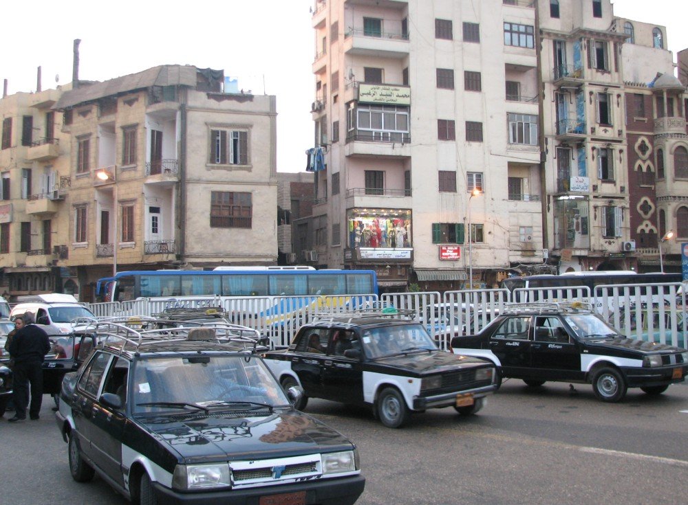 Cairo taxi street