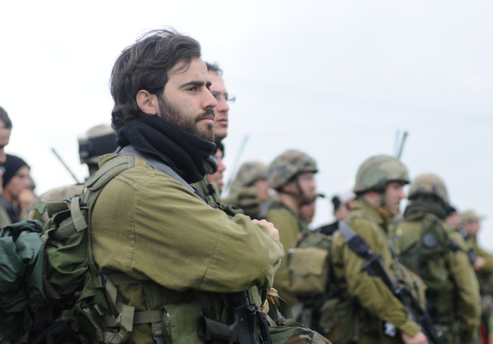 Israeli soldiers reserve duty