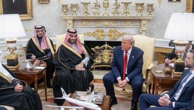 Trump and Saudi Crown Prince meeting