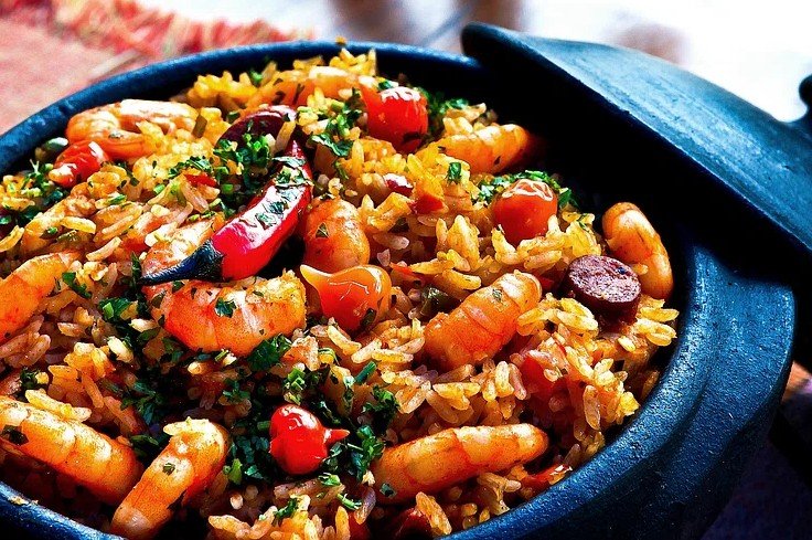 Egyptian koshary street food