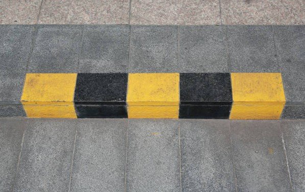 Gaza Yellow Line concrete border marker