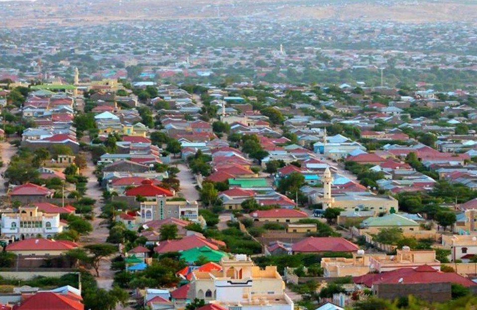 Somaliland flag Hargeisa city