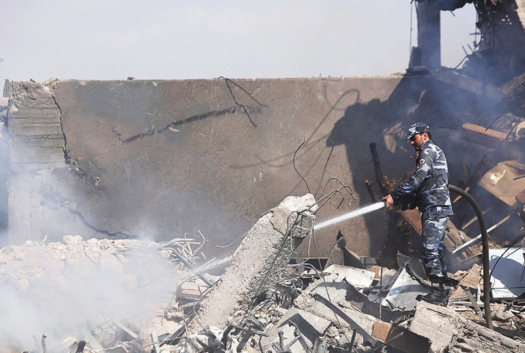 syria bombing aftermath