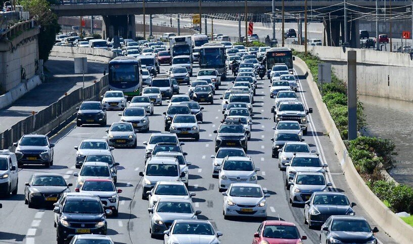 tel aviv traffic jam