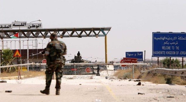 Jordan Israel border military patrol