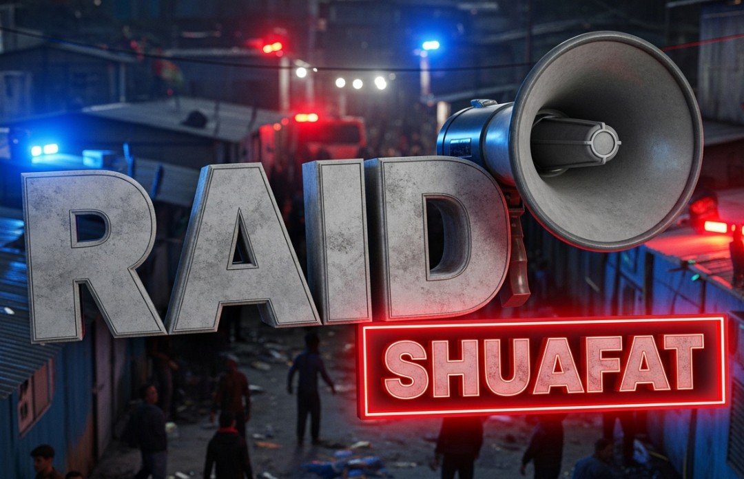 east-jerusalem-police-raid-shuafat-arrests-weapons-seizure